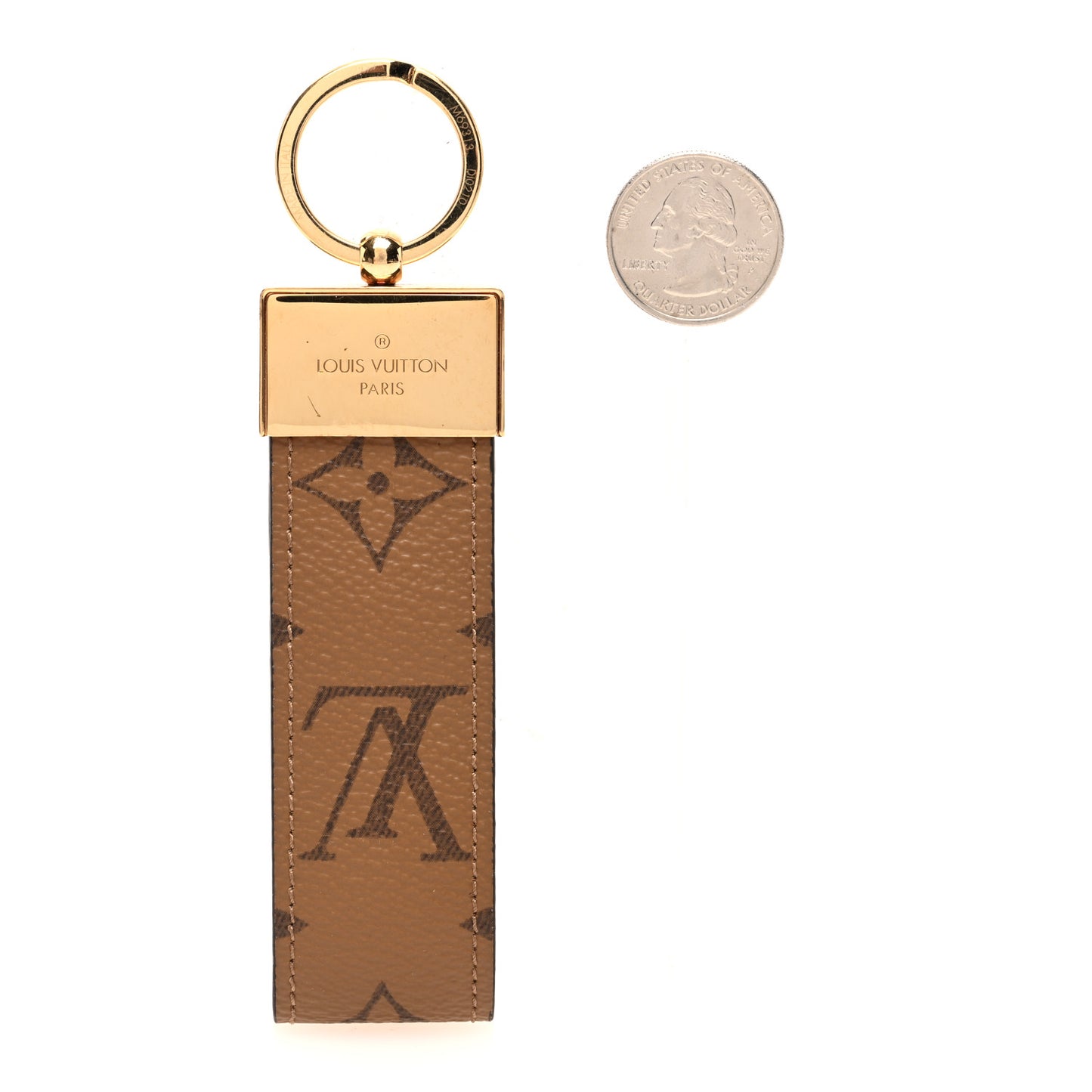 Reverse Monogram Dauphine Dragonne Key Holder