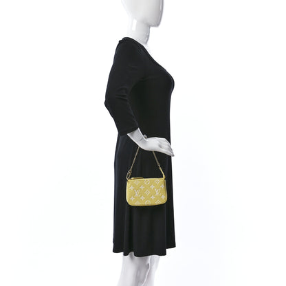 Louis Vuitton Empreinte Monogram Mini Pochette Accessories Lemon Curd Yellow 2 of 9