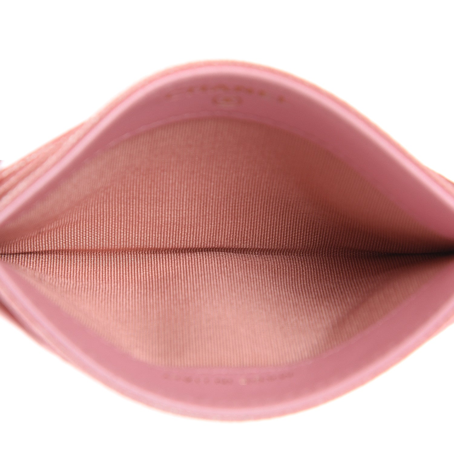 Chanel Iridescent Caviar Quilted Card Holder Pink 5 of 9