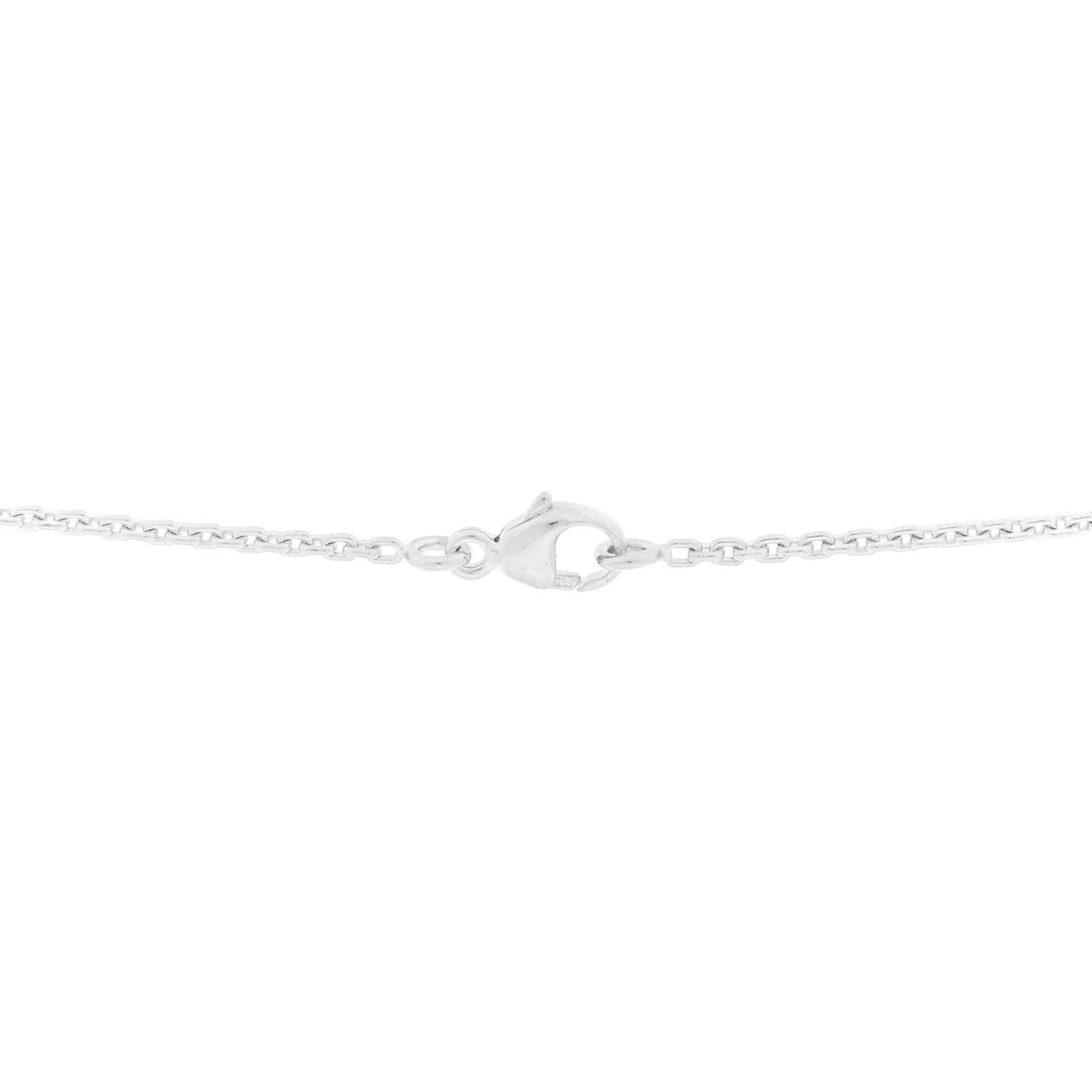 Louis Vuitton Sterling Silver Lockit Necklace 5 of 5