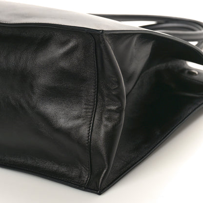 Saint Laurent Smooth Calfskin Rive Gauche Small Tote Black 9 of 9