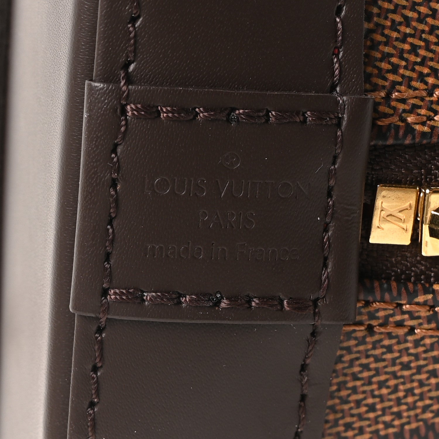 Louis Vuitton Damier Ebene Alma BB 6 of 9