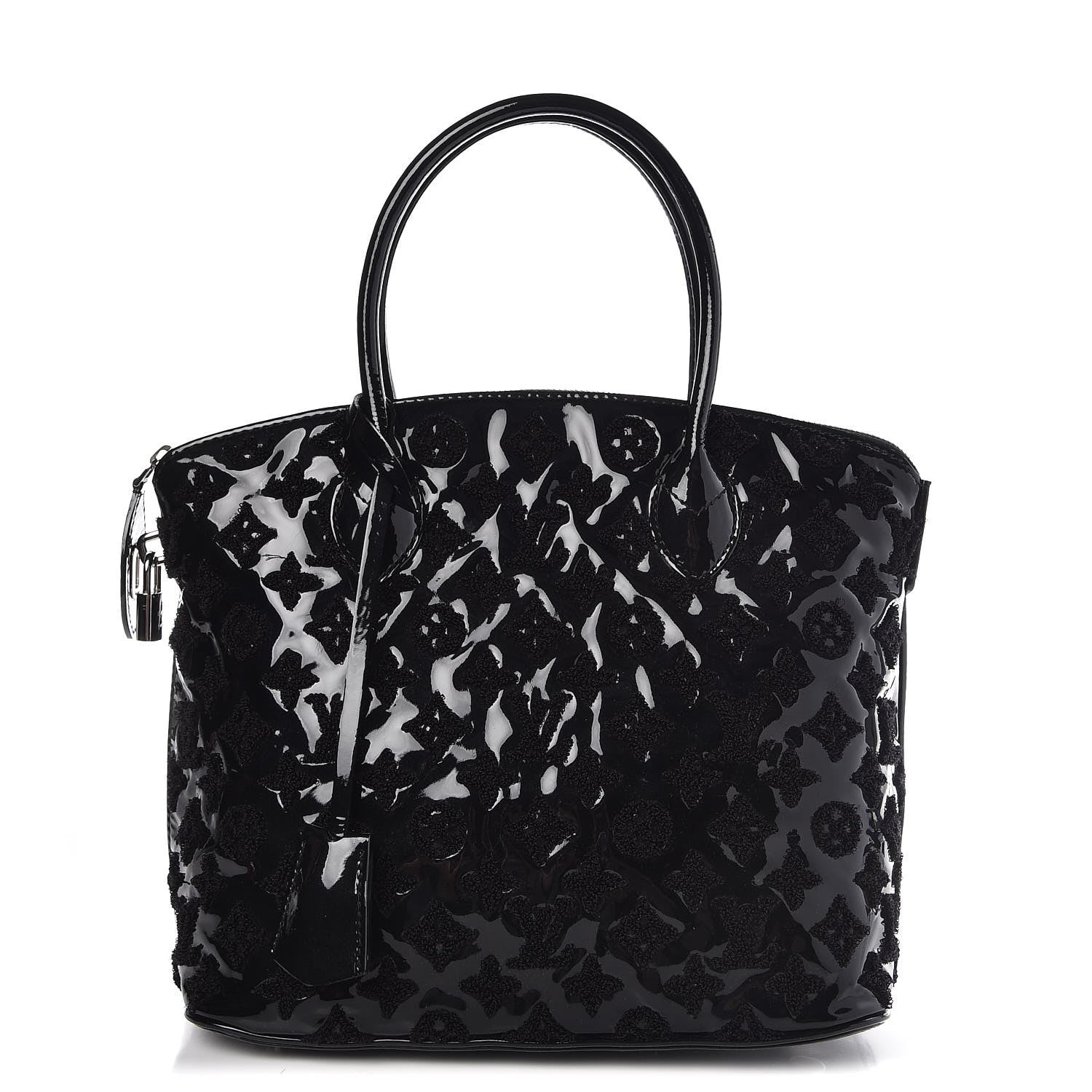 Louis Vuitton Patent Lambskin Fascination Lockit Black 1 of 7