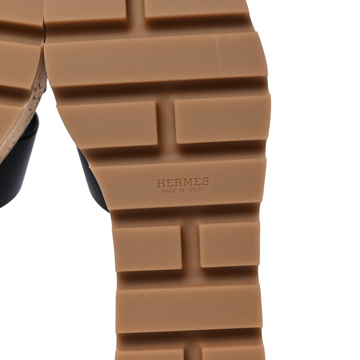 Calfskin Cork Eze 30 Sandals 39 Black