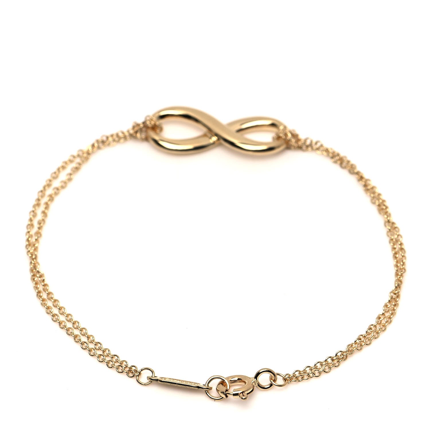 Tiffany 18K Yellow Gold Infinity Bracelet 3 of 5