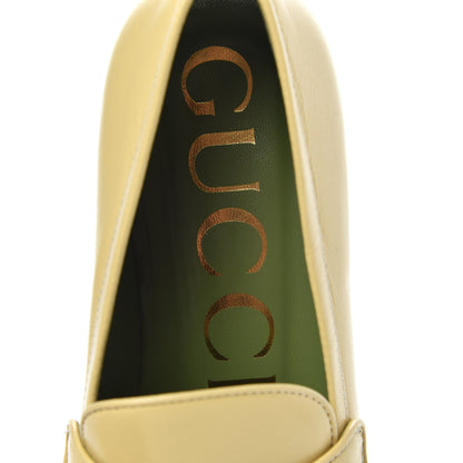 Gucci Goatskin Houdan Platform Loafers 37.5 Burro 7 of 9