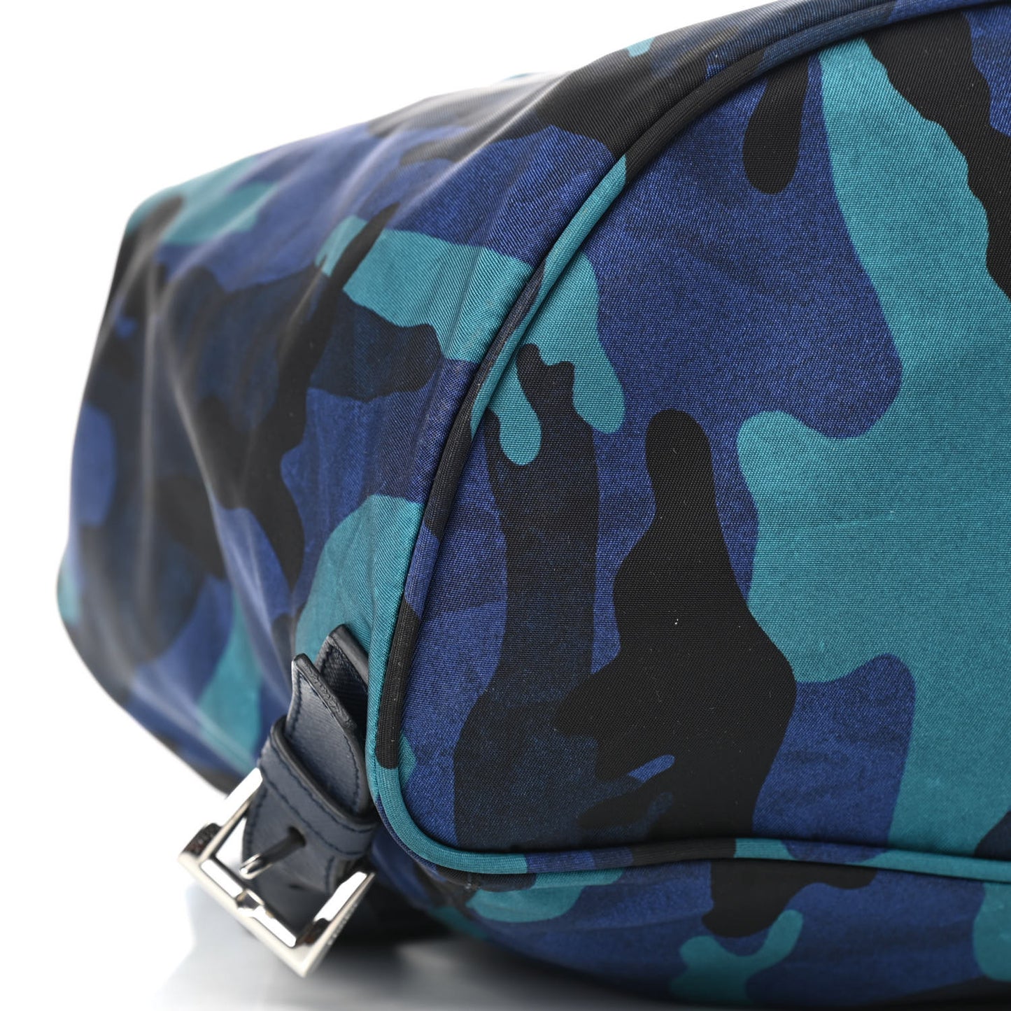 Tessuto Nylon Camouflage Print Backpack Royal
