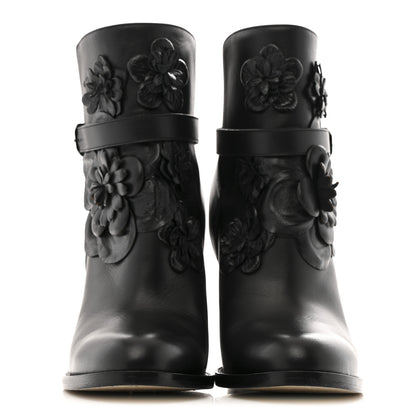Valentino Garavani Calfskin Techno Couture Boots 38 Black 3 of 11