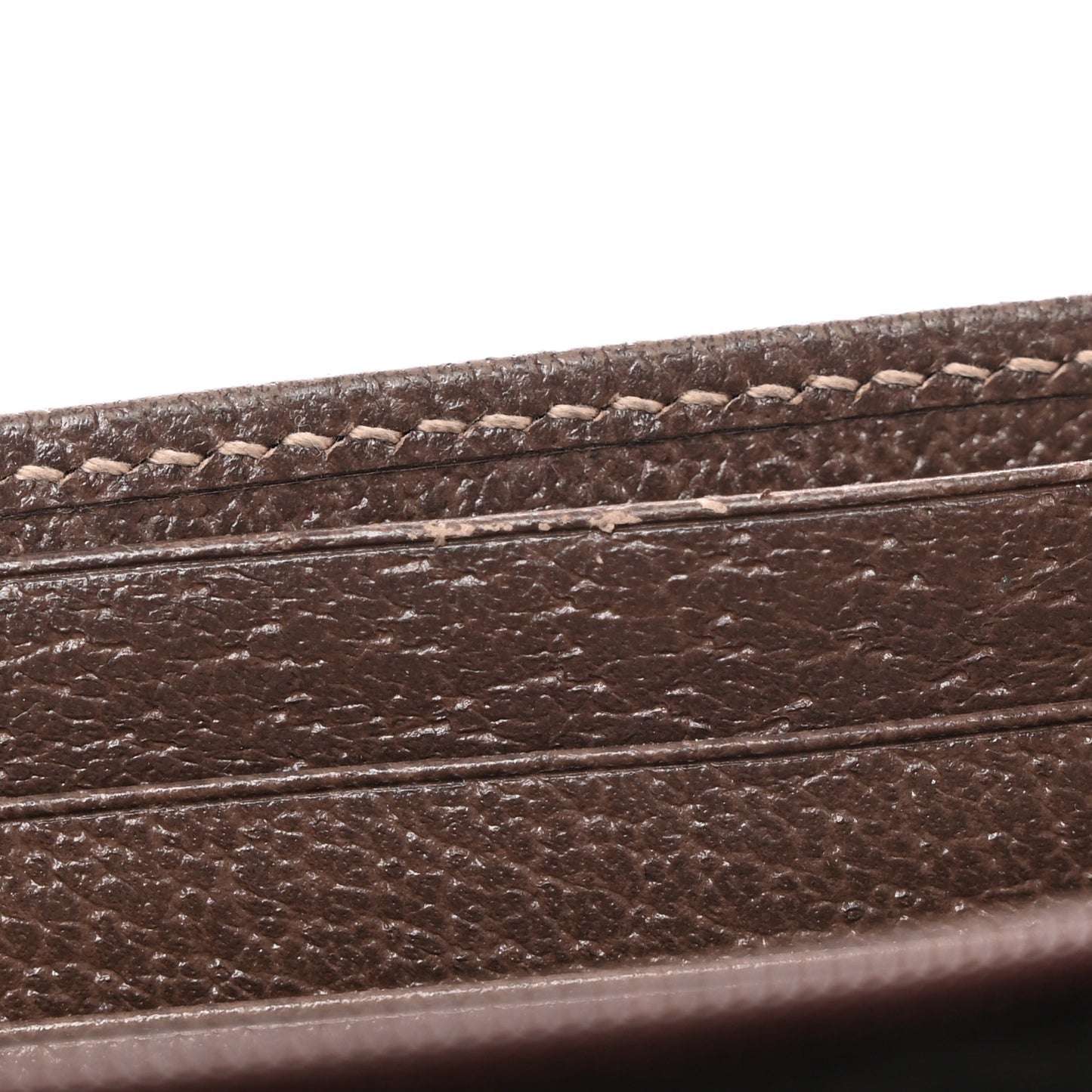 GG Supreme Monogram Web Ophidia Wallet On Chain Brown
