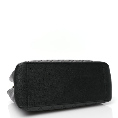 Chanel Caviar Quilted Grand Shopping Tote GST Black 4 of 10