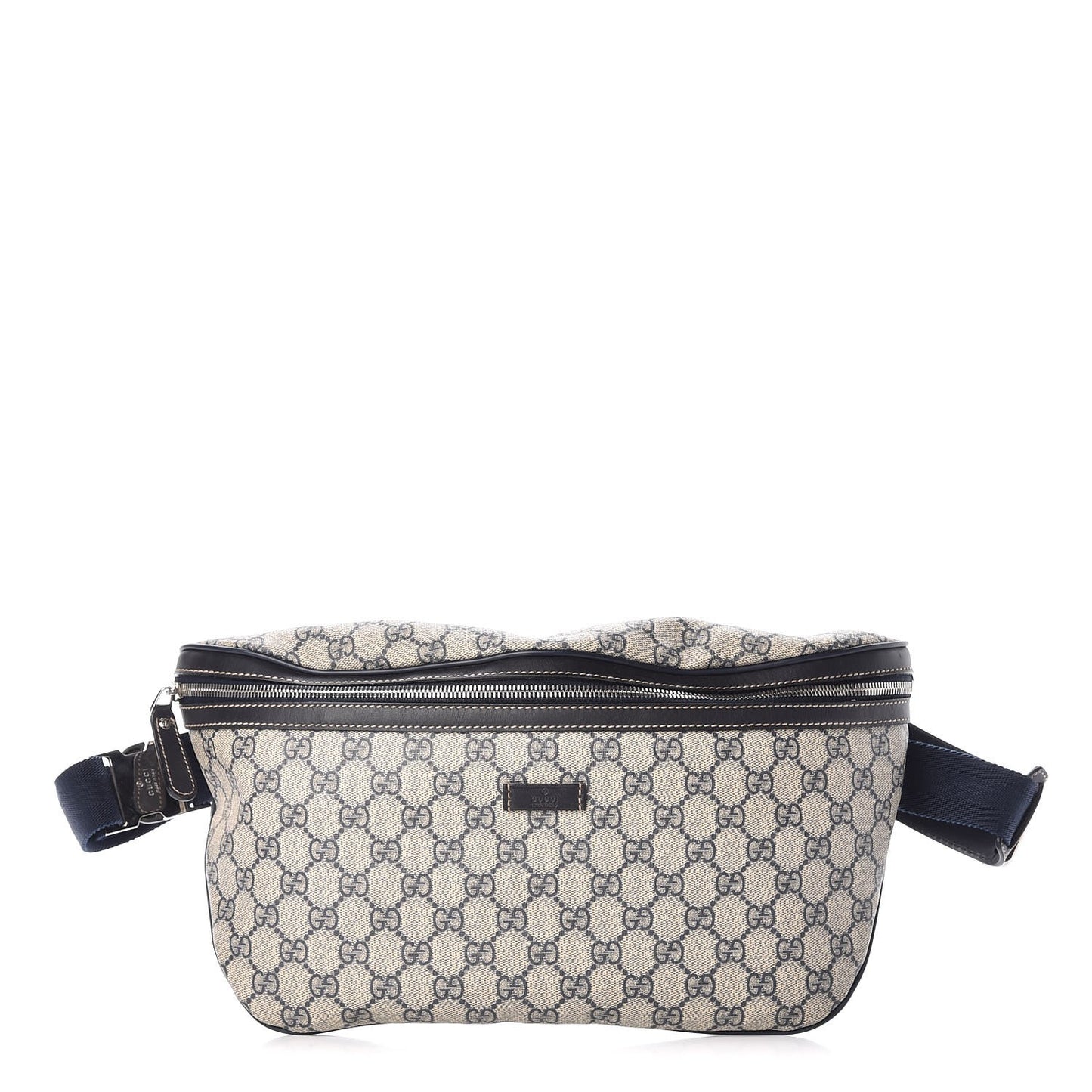 GG Plus Monogram Belt Bag Navy