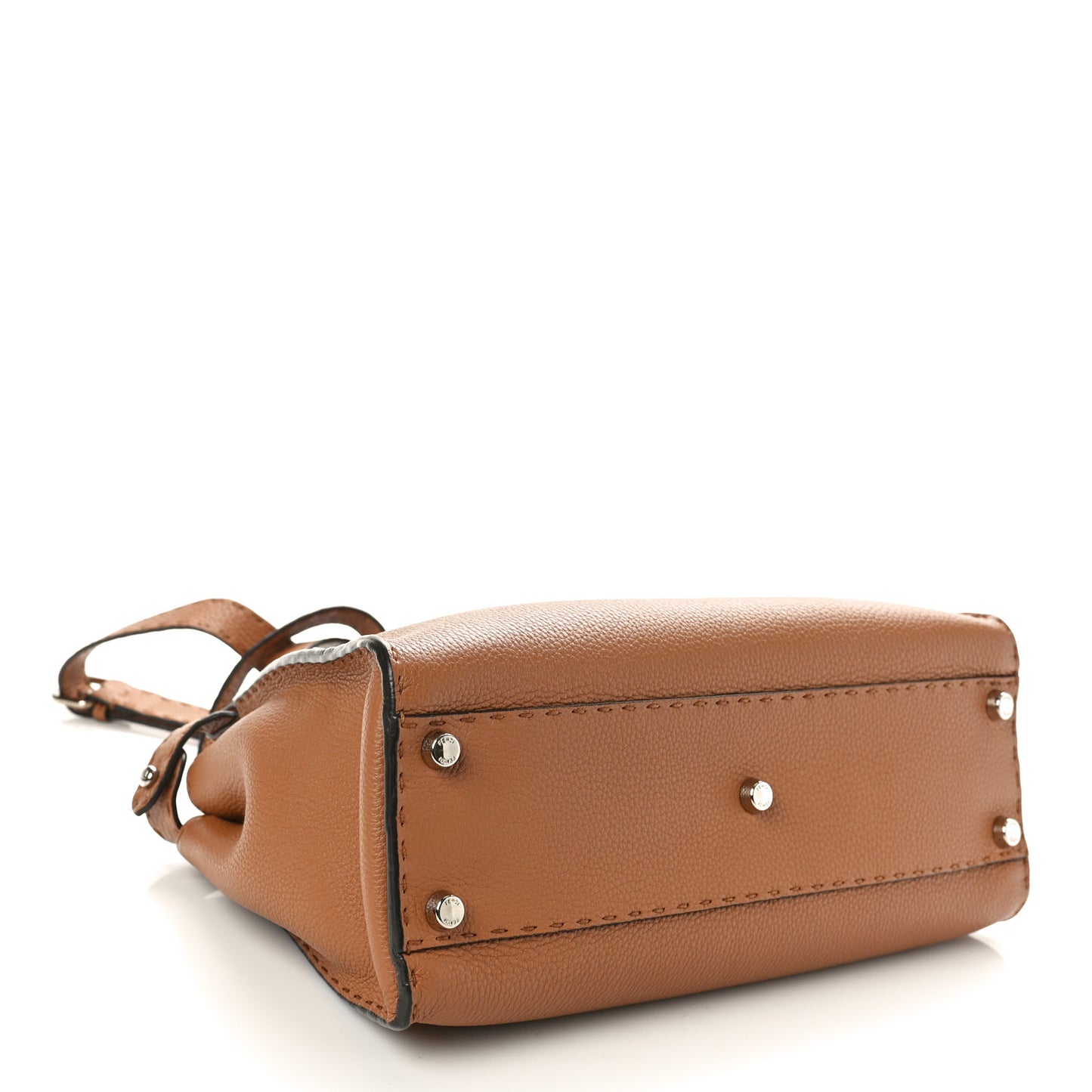 Cuoio Romano Selleria Bi-Color Medium Peekaboo Iconic Satchel Mou Deserto