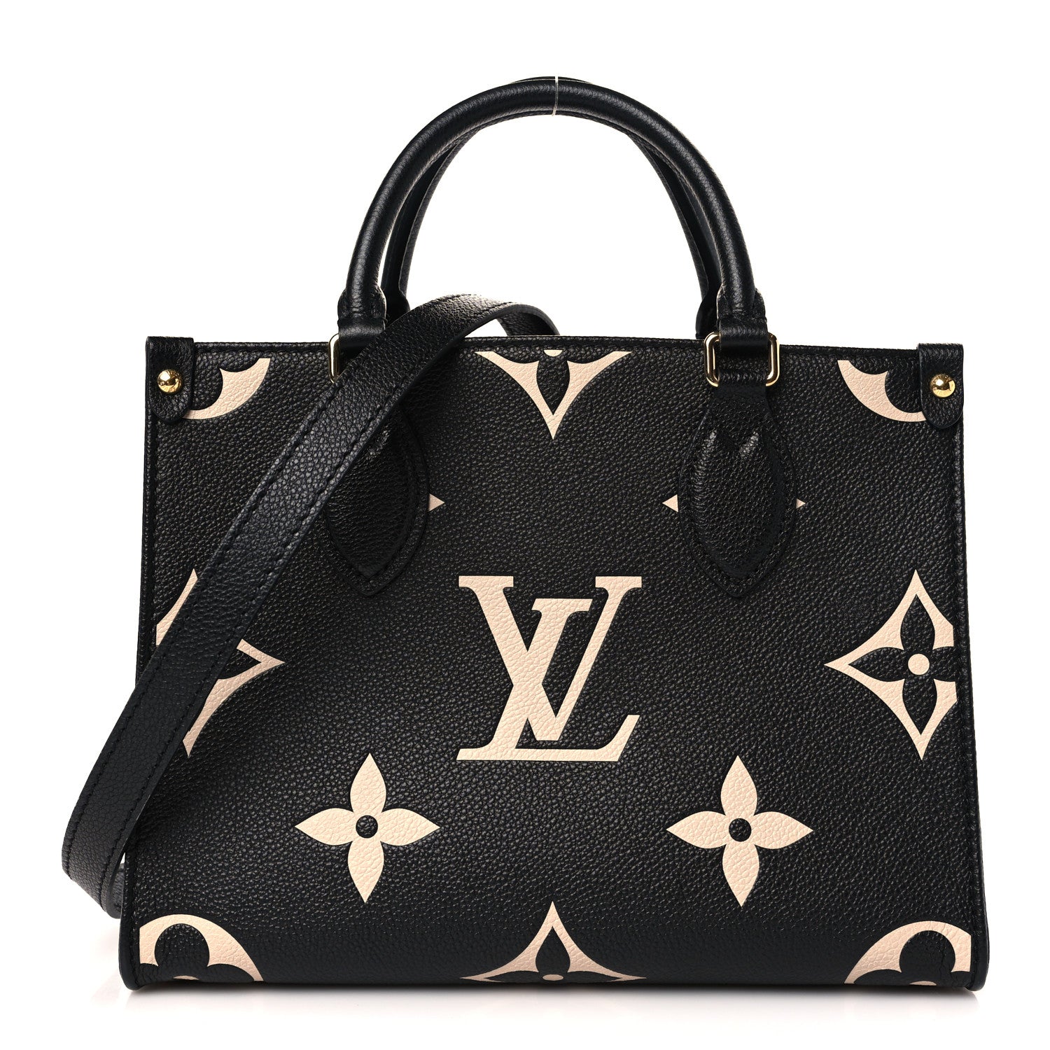 Louis Vuitton Empreinte Monogram Giant Onthego PM Black Beige 1 of 9