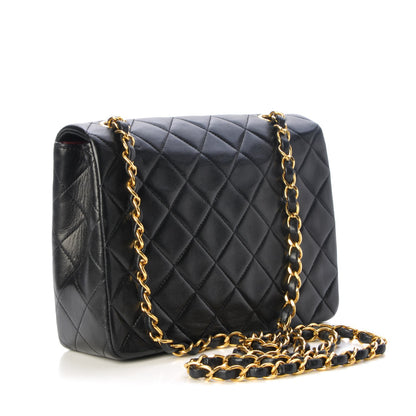 Chanel Lambskin Quilted Small Single Flap Black 3 of 8