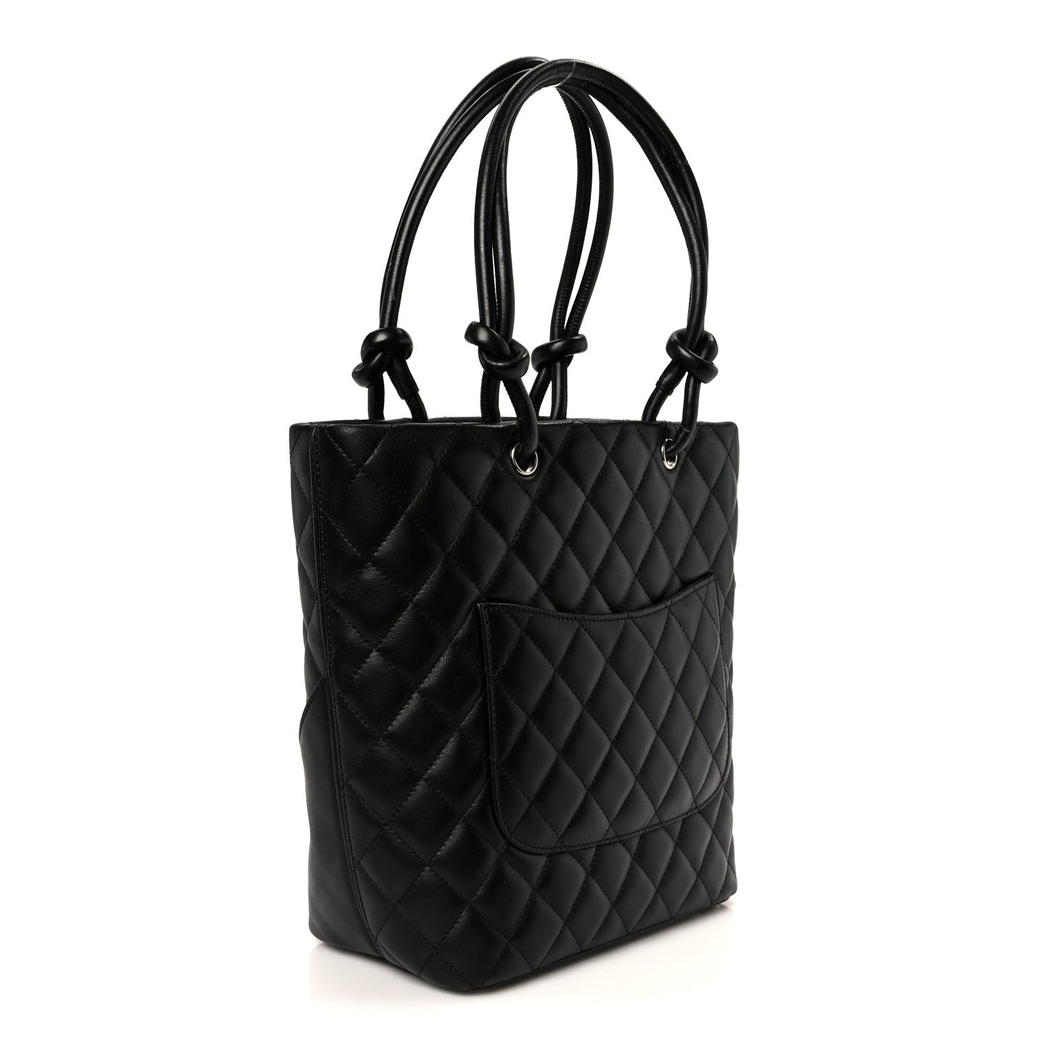 Chanel Calfskin Quilted Medium Cambon Tote Black 3 of 10