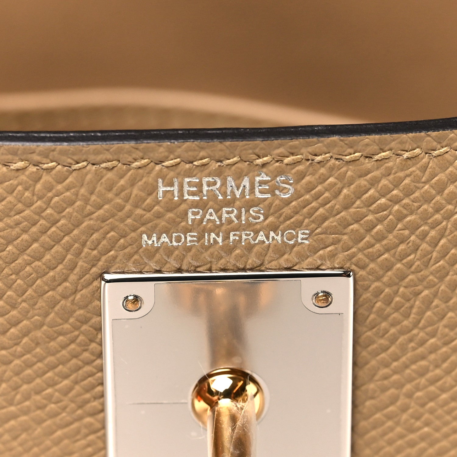 Hermes Madame Calfskin Kelly Elan Poussiere 6 of 11