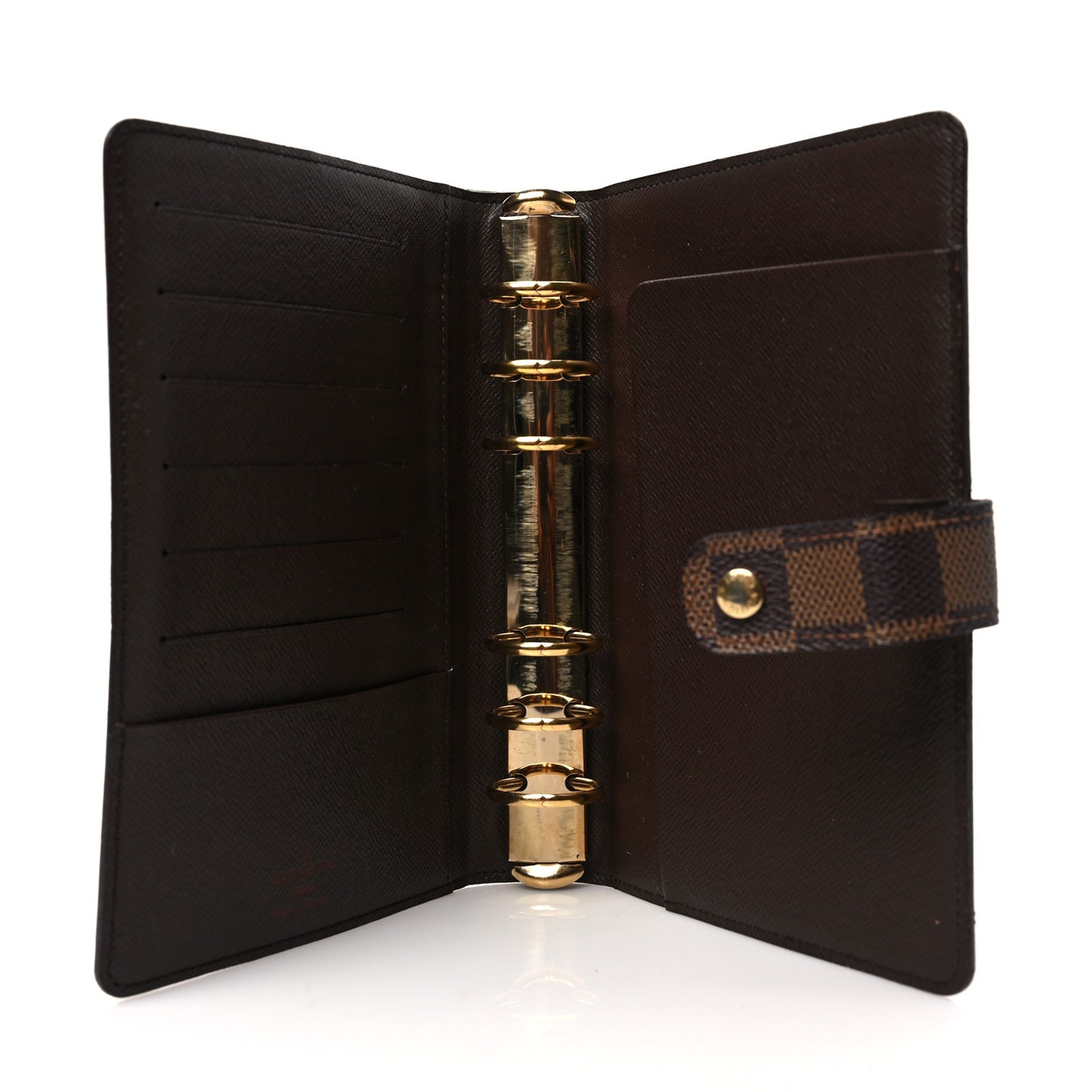 Damier Ebene Medium Ring Agenda Cover