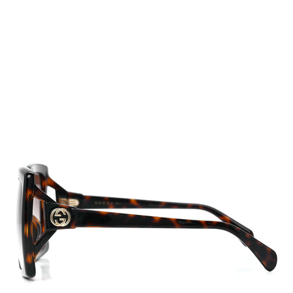 Gucci Acetate Square Frame Sunglasses GG0876SA Tortoise 3 of 7