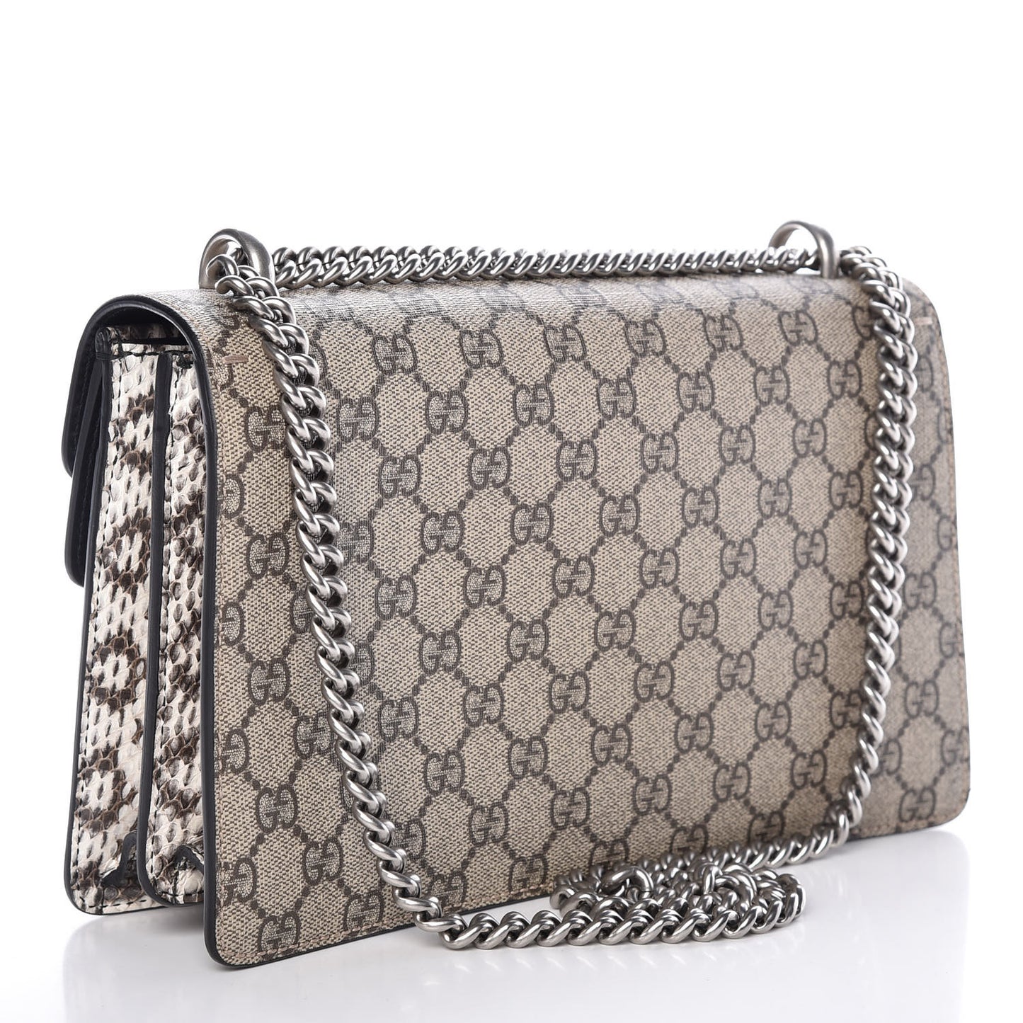 GG Supreme Monogram Elaphe Elephant Embroidered Small Dionysus Shoulder Bag