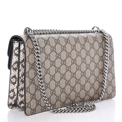 Gucci GG Supreme Monogram Elaphe Elephant Embroidered Small Dionysus Shoulder Bag 3 of 11