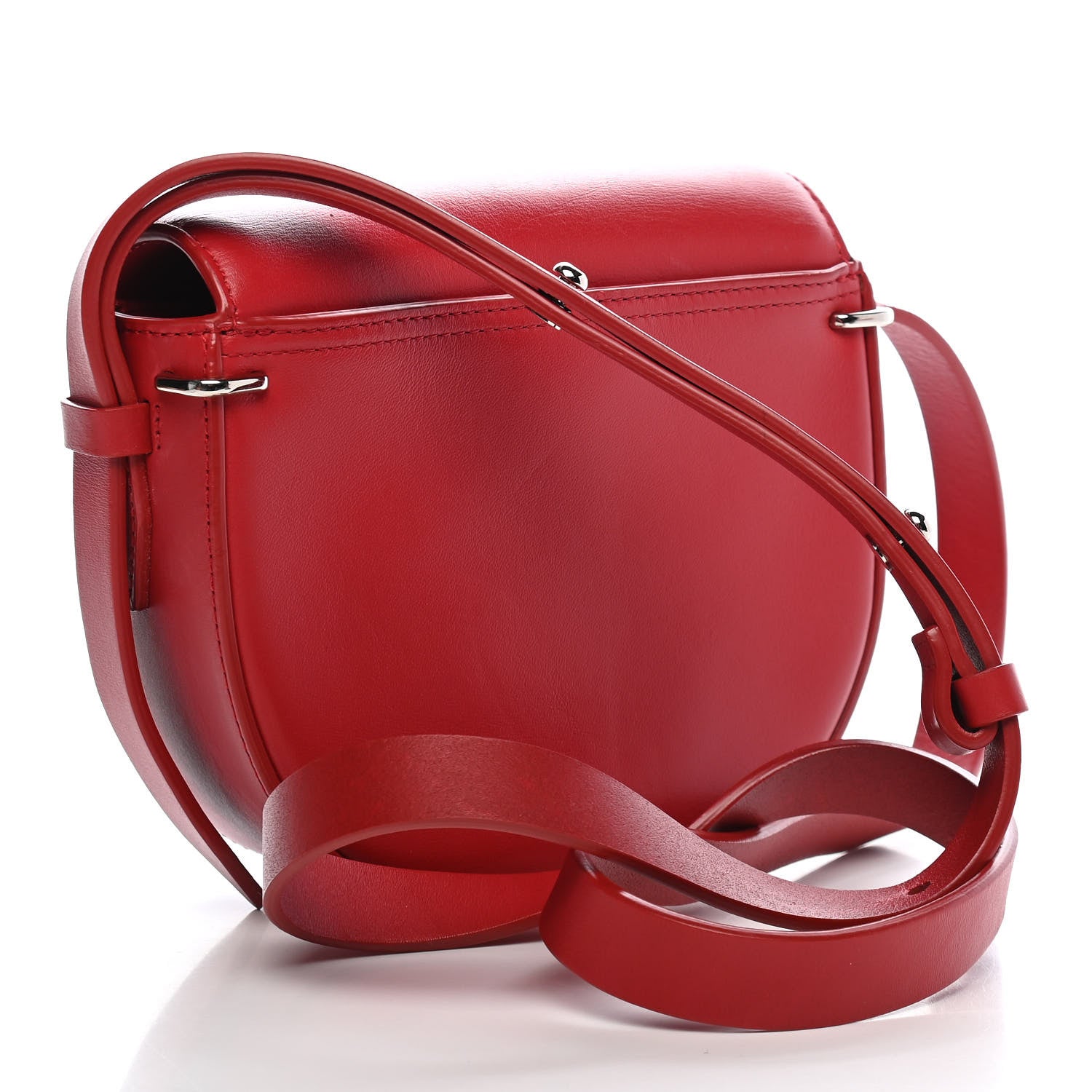 3.1 Phillip Lim Calfskin Alix Saddle Crossbody Bag Red 5 of 25