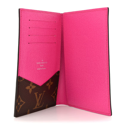 Louis Vuitton Monogram Macassar Passport Cover Fuchsia 5 of 9