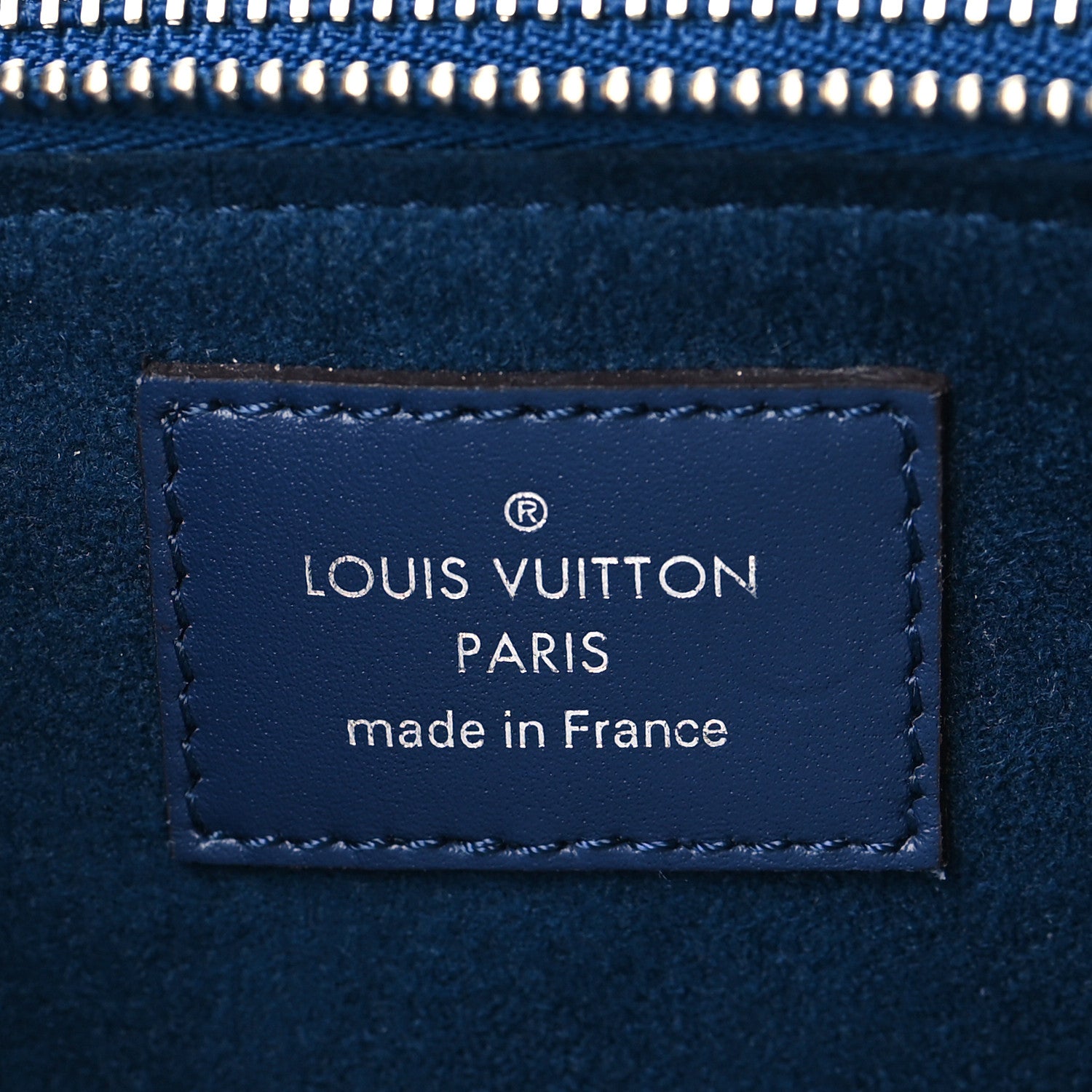 Louis Vuitton Monogram Giant Escale Double Zip Pochette Blue 7 of 10