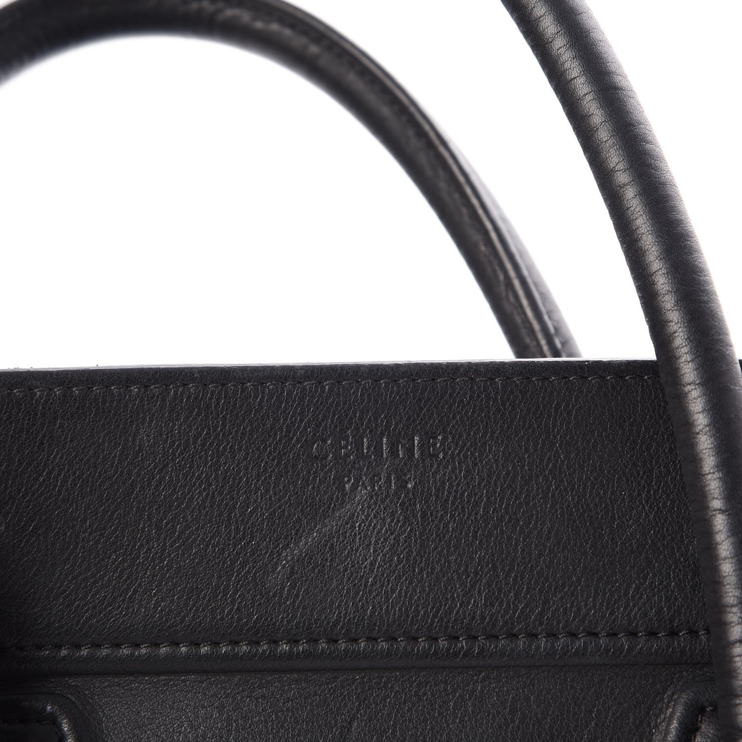 Celine Supple Calfskin Medium Phantom Luggage Black 6 of 12