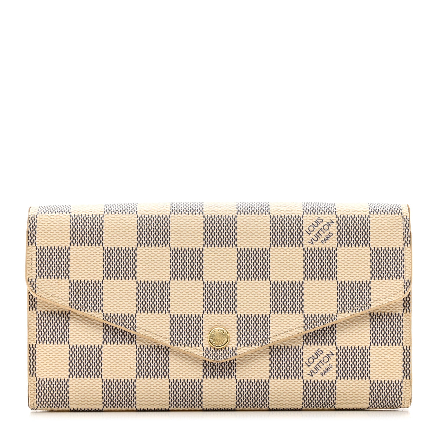 Louis Vuitton Damier Azur Sarah Wallet NM 1 of 8