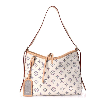 Louis Vuitton Monogram Jacquard CarryAll PM Multicolor Beige 1 of 12