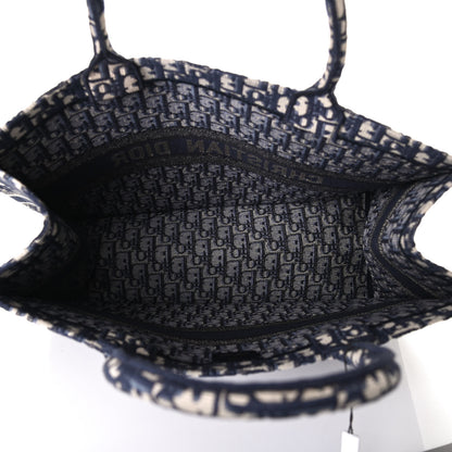 Christian Dior Oblique Book Tote Blue Multicolor 4 of 4