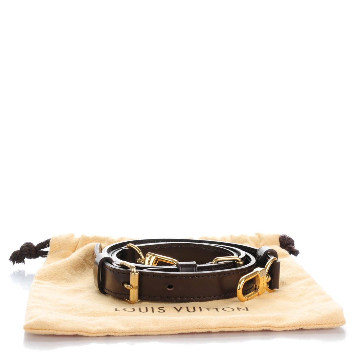 Calfskin 16mm Adjustable Shoulder Strap Brown