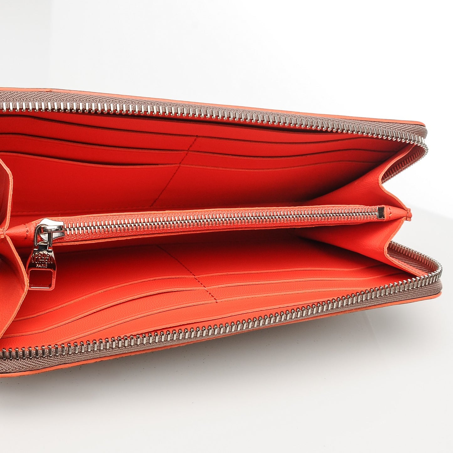 Veau Soie Iena Wallet Taupe