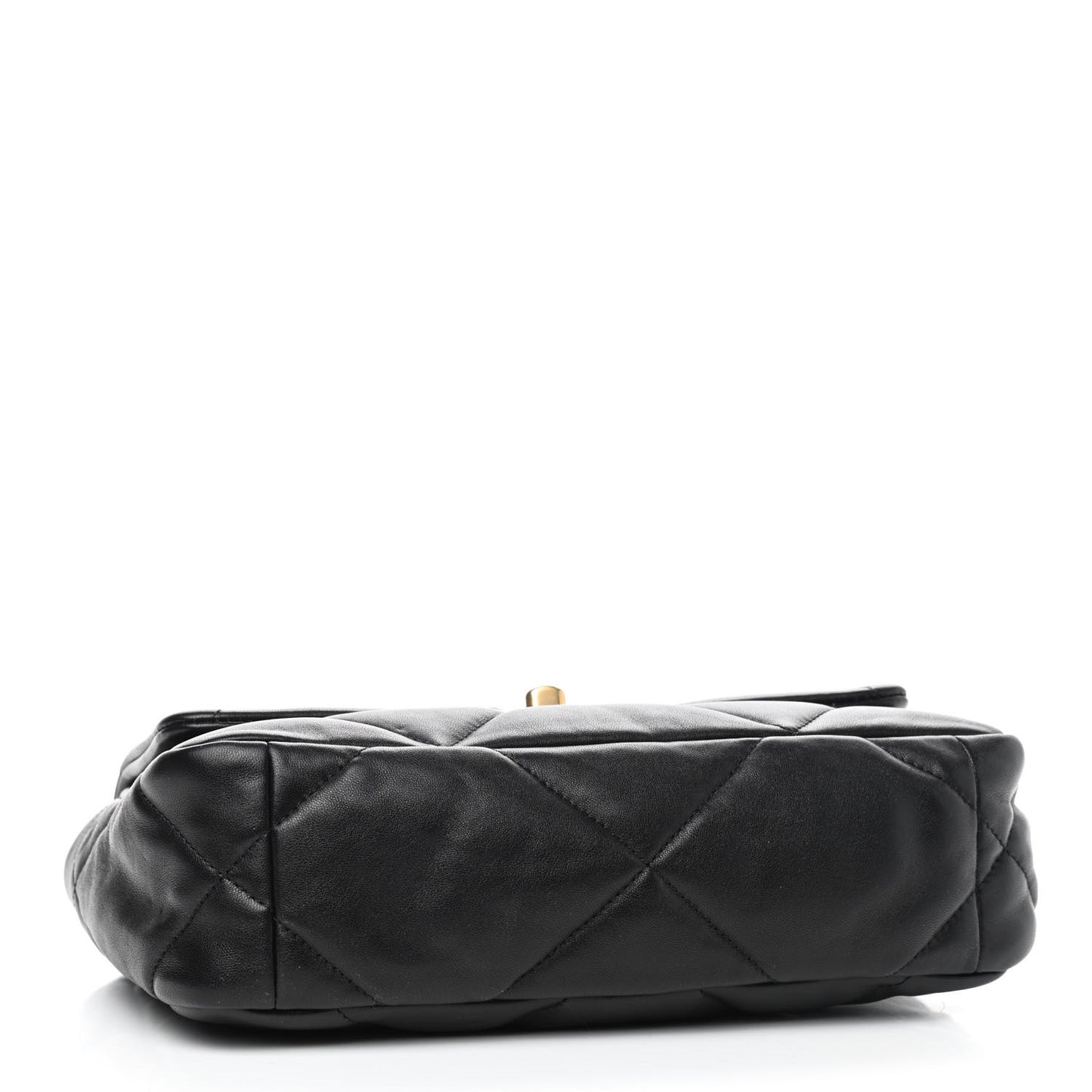 Lambskin Quilted Medium Chanel 19 Flap Black