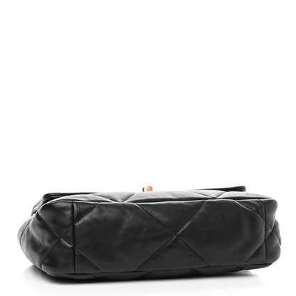 Chanel Lambskin Quilted Medium Chanel 19 Flap Black 4 of 9
