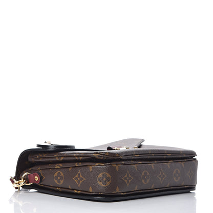 Louis Vuitton Monogram Braided Pochette Metis Safran 4 of 10