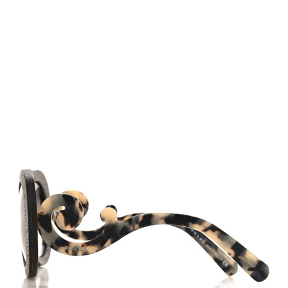 Prada Wooden Baroque Sunglasses SPR 27R Tortoise Dark Brown 3 of 6