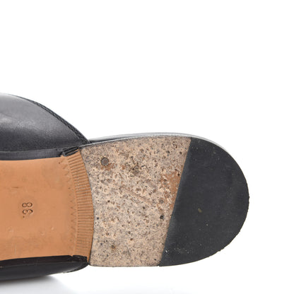Gucci Calfskin Womens Princetown Slippers 38 Black 11 of 12
