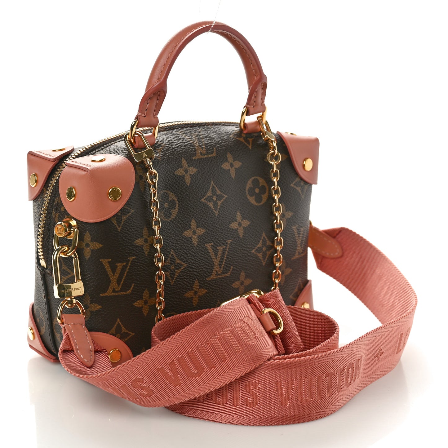 Monogram Petite Malle Souple Peach