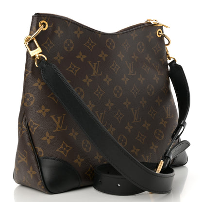 Louis Vuitton Monogram Odeon MM Black 3 of 10