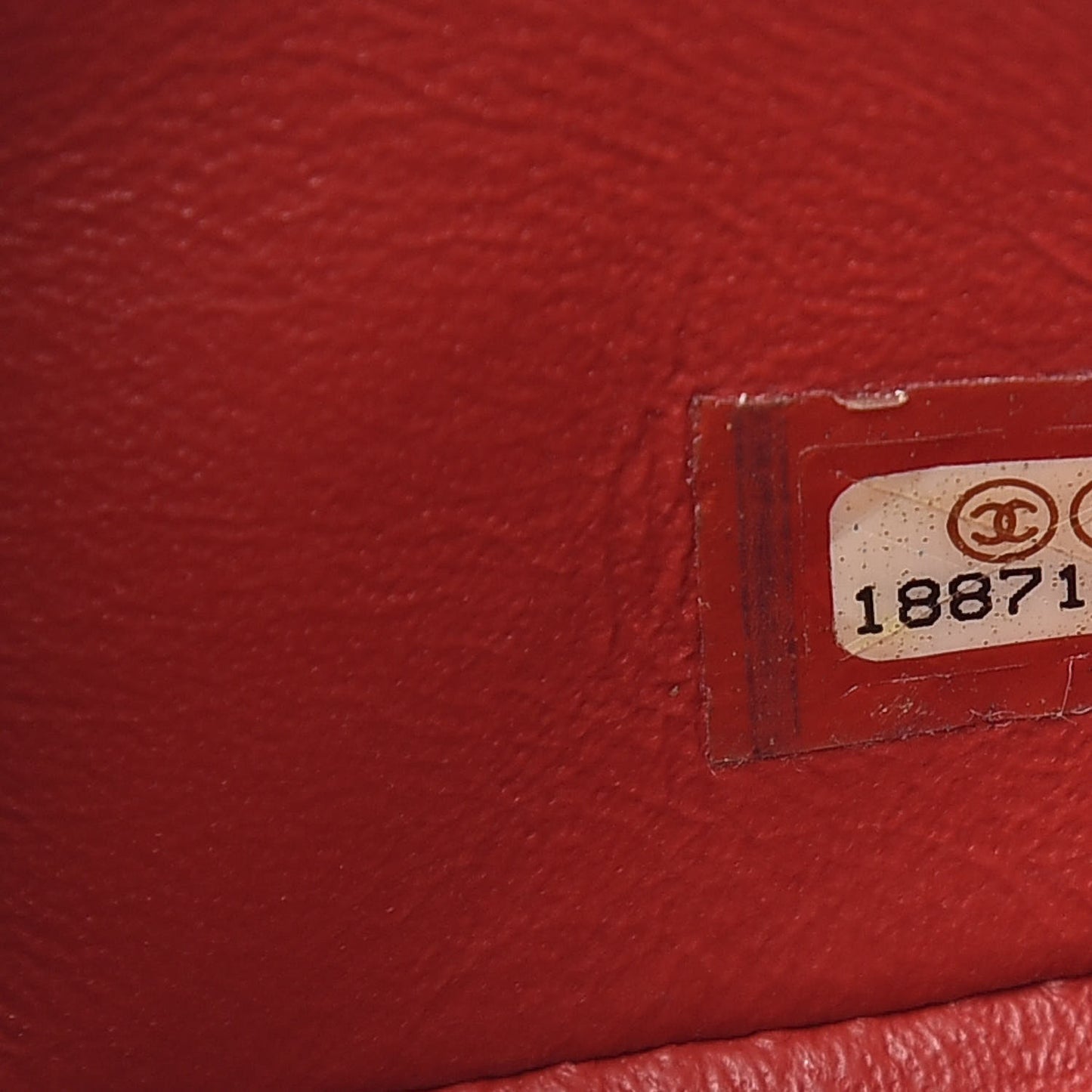 Caviar Quilted Mini Square Flap Red