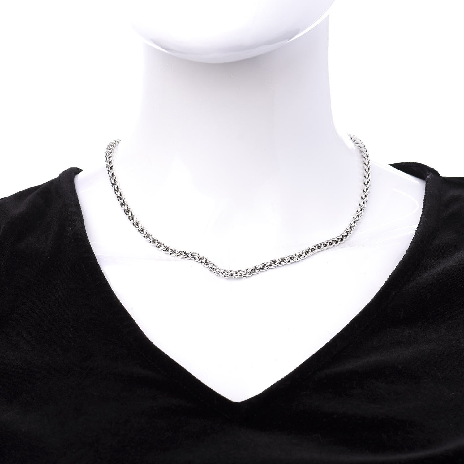 David Yurman Sterling Silver 4mm Wheat Chain Necklace 2 of 6
