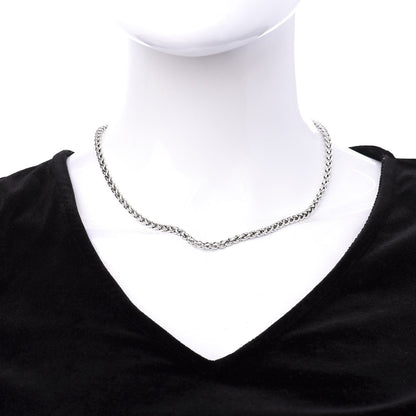 David Yurman Sterling Silver 4mm Wheat Chain Necklace 2 of 6