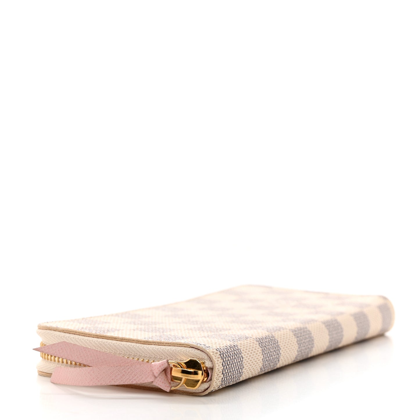 Damier Azur Clemence Wallet Rose Ballerine