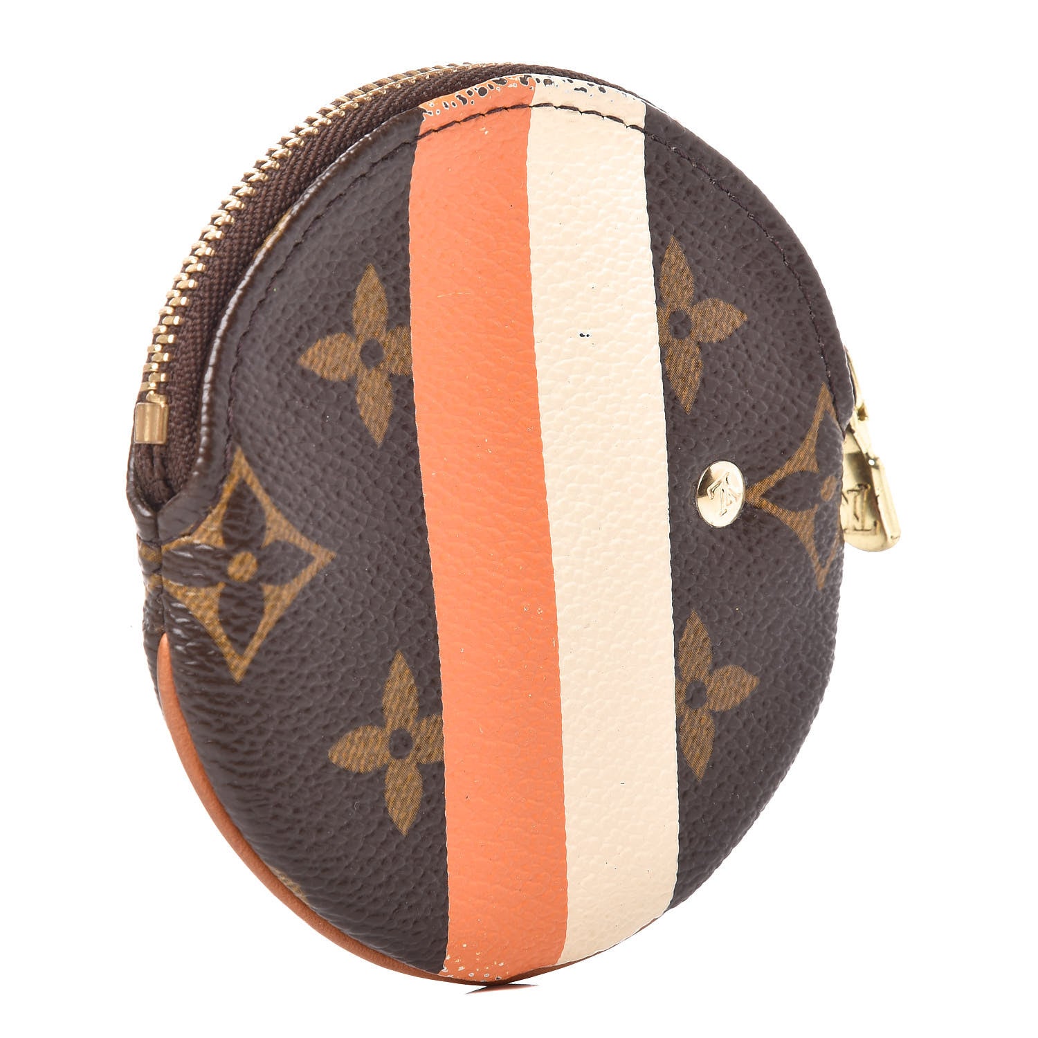 Louis Vuitton Monogram Groom Round Coin Purse 3 of 11