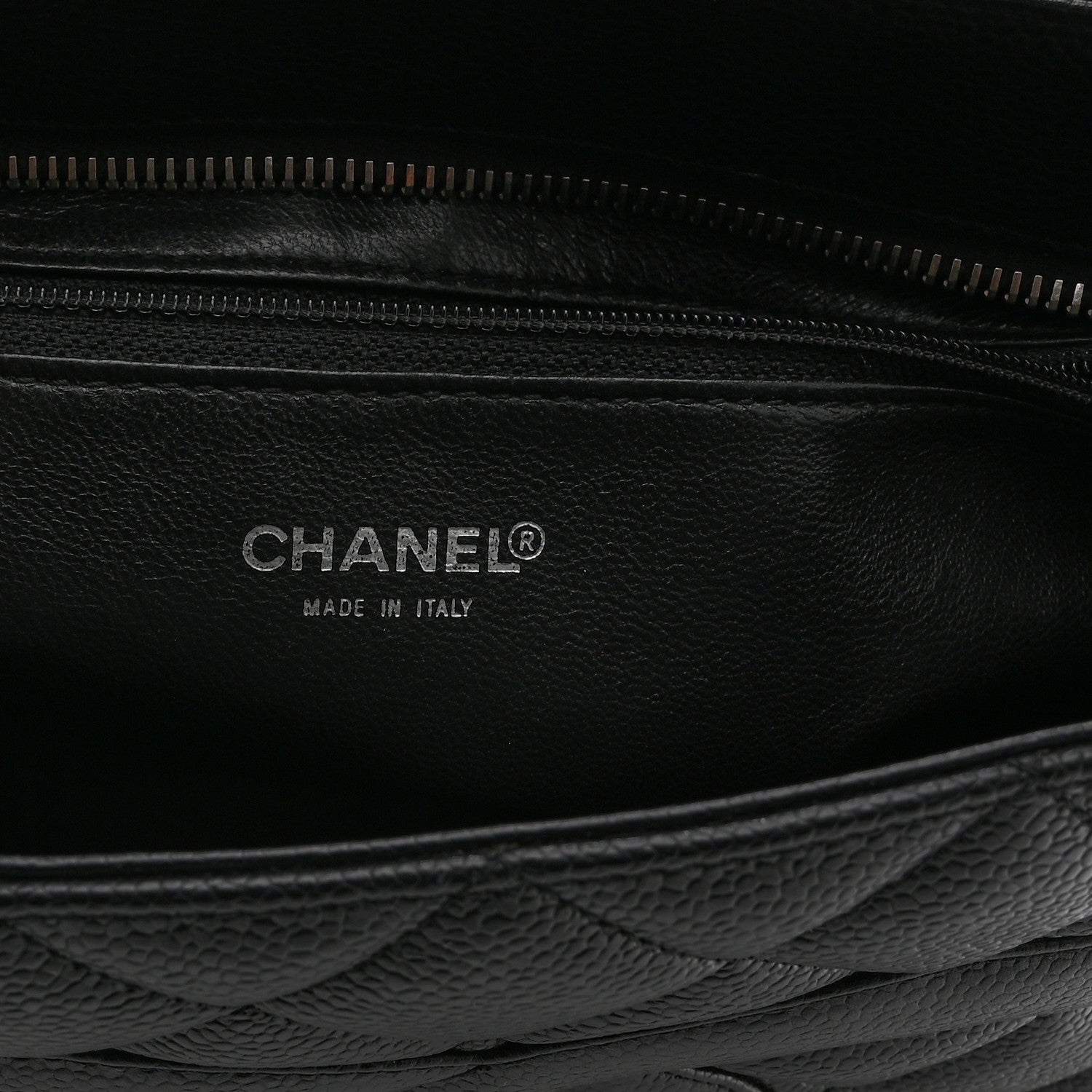 Chanel Caviar Quilted Medallion Tote Black 6 of 10