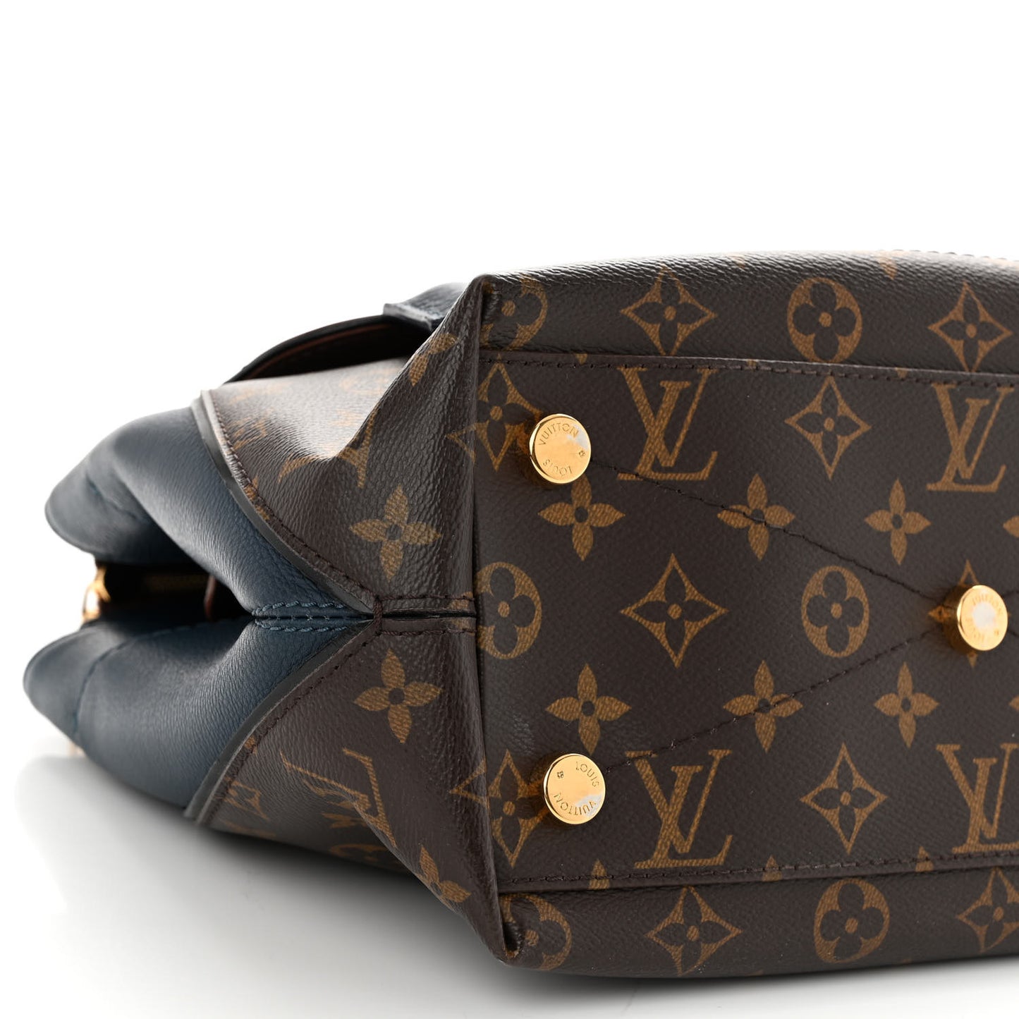 Monogram Ostrich Python Majestueux PM Blue