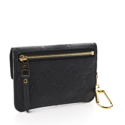 Louis Vuitton Empreinte Key Pouch Black 2 of 7