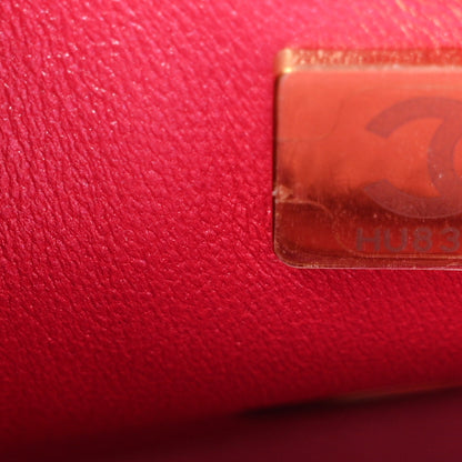 Chanel Mirror Calfskin Metallic Lambskin Quilted Hollywood Boulevard Mini Flap With Star Coin Purse Pink 8 of 12