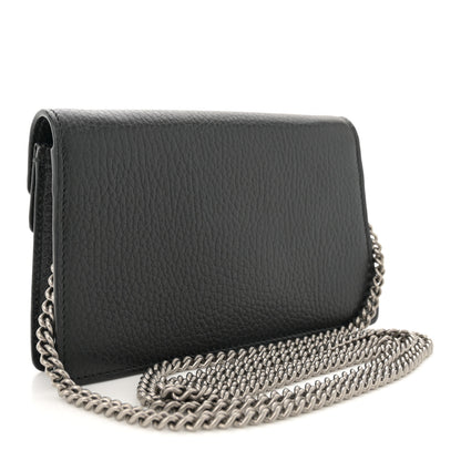 Gucci Calfskin Super Mini Dionysus Shoulder Bag Black 3 of 11